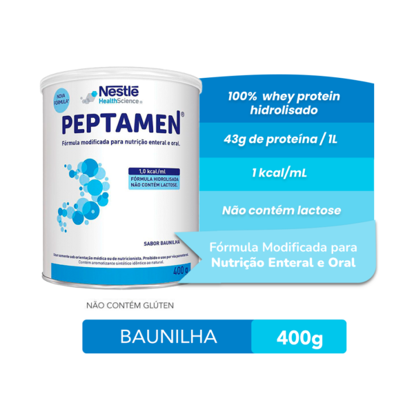 PEPTAMEN BAUNILHA EM PÓ- 400 g - Image 2