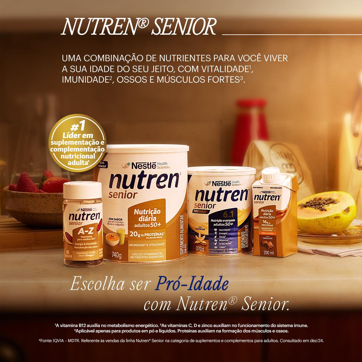 NUTREN SENIOR SEM SABOR ZERO LACTOSE 740G - Imagem 7