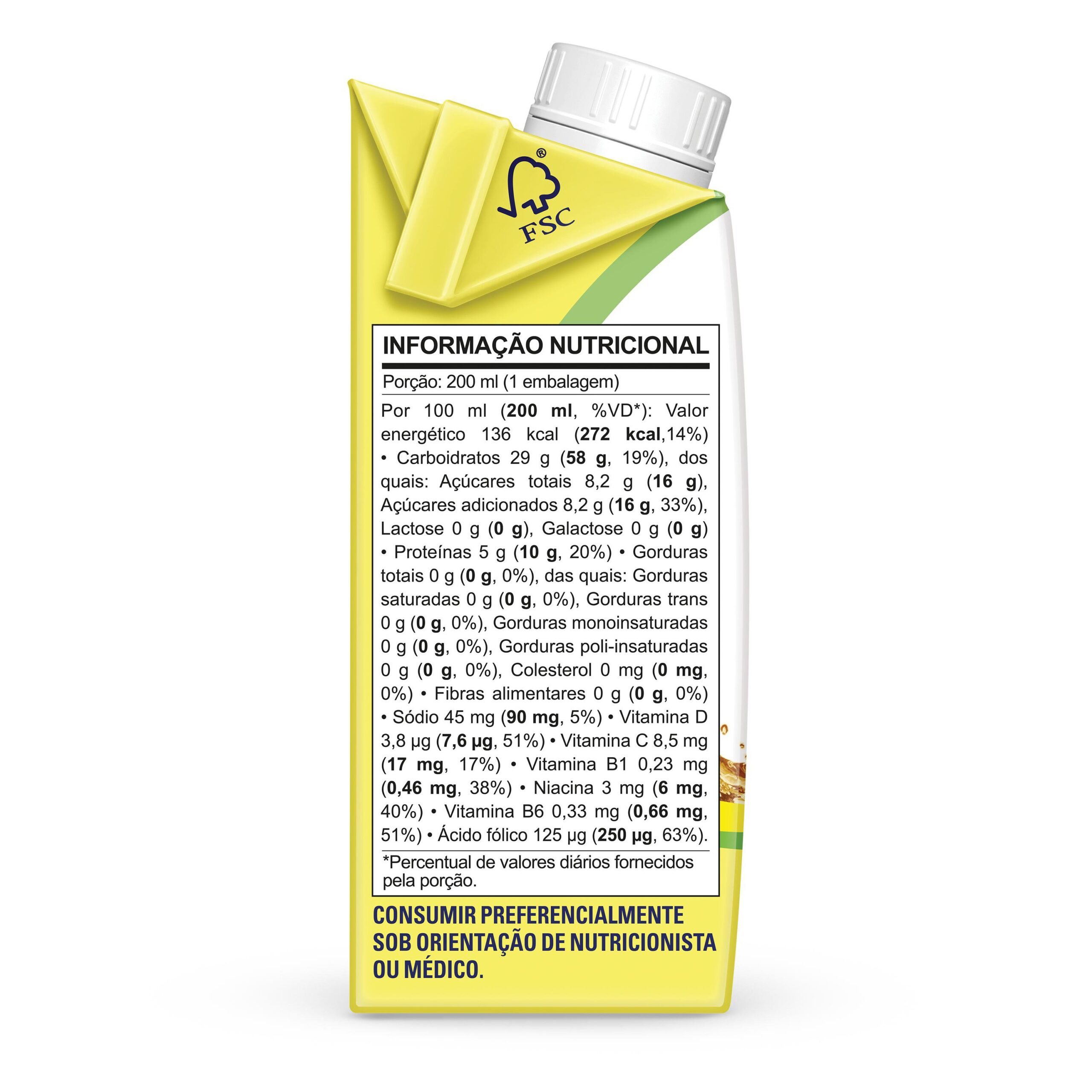 NUTREN FRESH CHÁ DE LIMÃO 200ML - Imagem 5