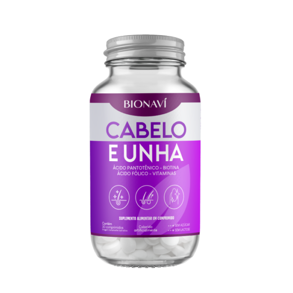 BIONAVI CABELO E UNHA 30 CPS
